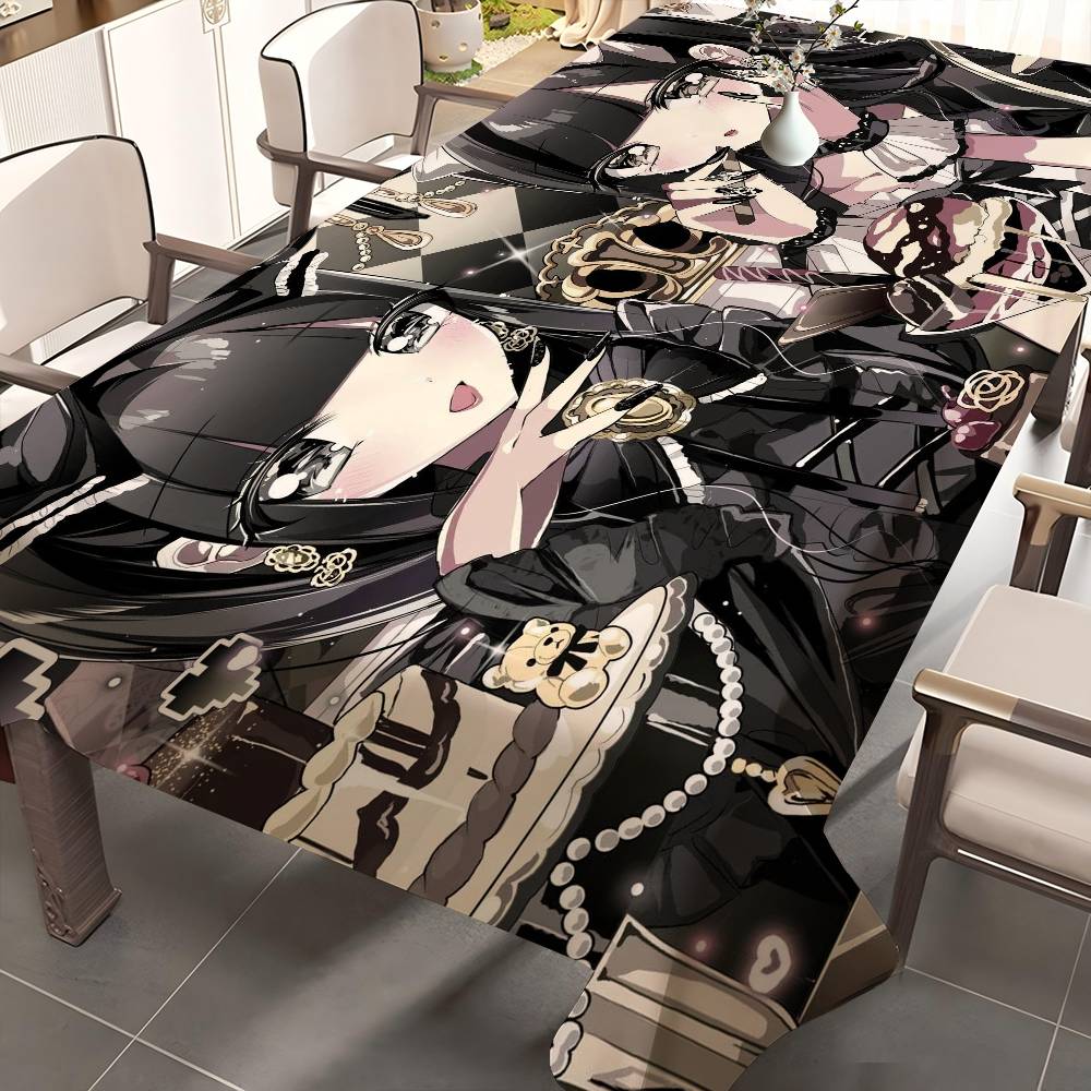 Home Textiles Today News - Jirai Kei Fashion Beautiful Girl Tablecloth