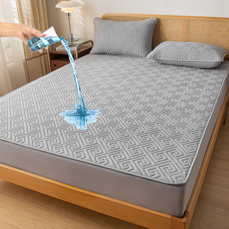 Mattress Protector Waterproof - 1pc Waterproof Mattress Cover Lattice Fitted