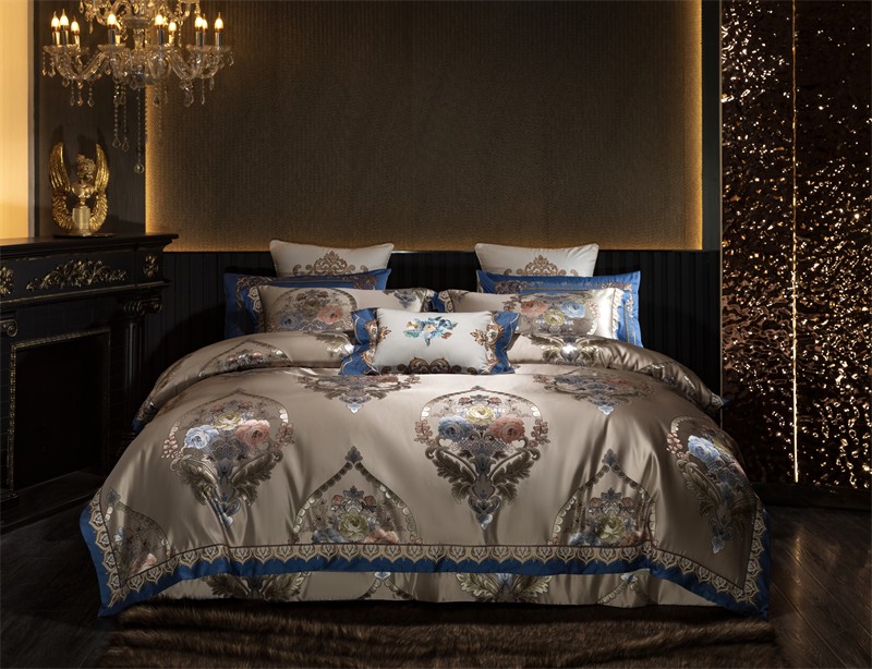 Home Textiles Europe - 4/6/10Pcs Bedding Set Elegant European Damask