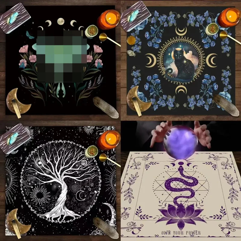 Tarot Square Tablecloth Sea Ve - Home Textiles Today News 评论和价格