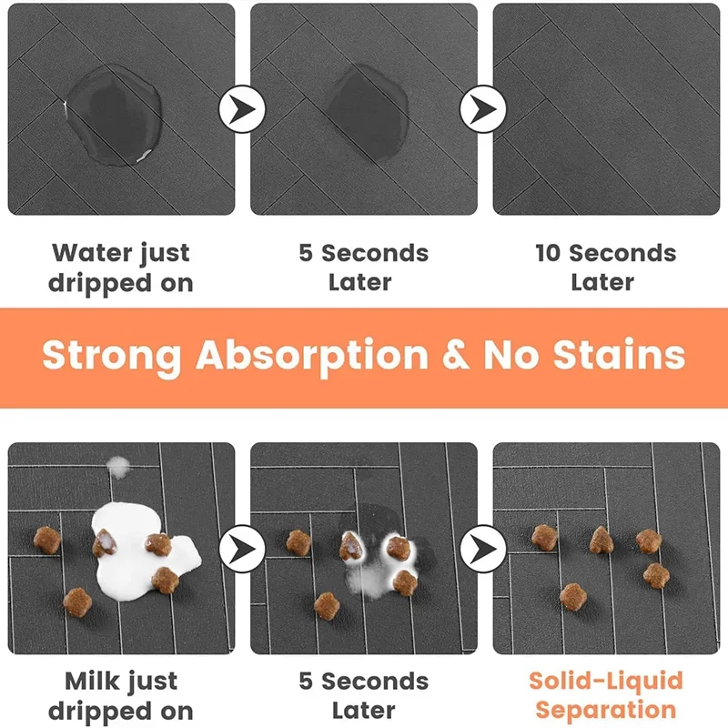 Pet Placemat Dog Food bowl Mat - Mattress Protector Waterproof 评论和价格