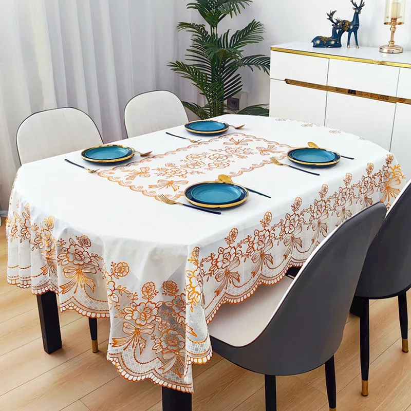 New PVC Oval Waterproof Tablec - Home Textiles Today News 评论和价格
