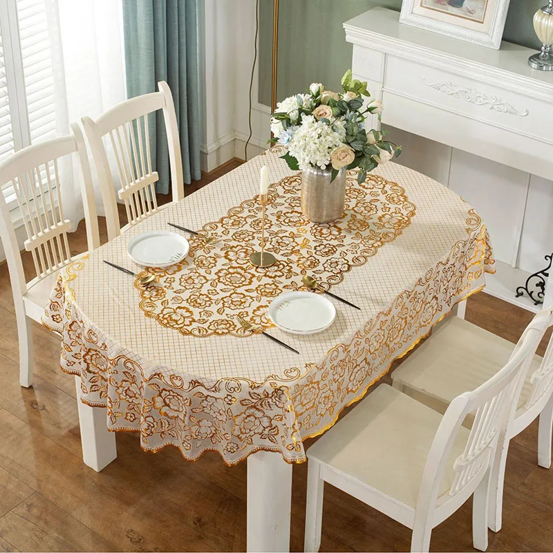 New PVC Oval Waterproof Tablec - Home Textiles Today News 评论和价格