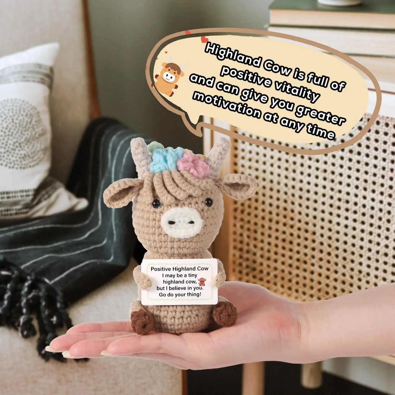 Crochet Emotional Cow Doll Dec - Home Textiles Europe 评论和价格