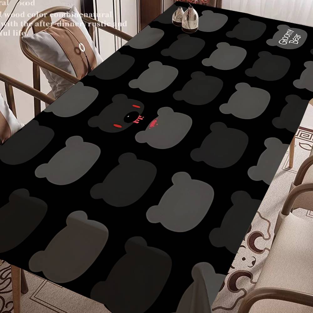 Cartoon G-gloomy Bear Tableclo - Home Textiles Today News 评论和价格