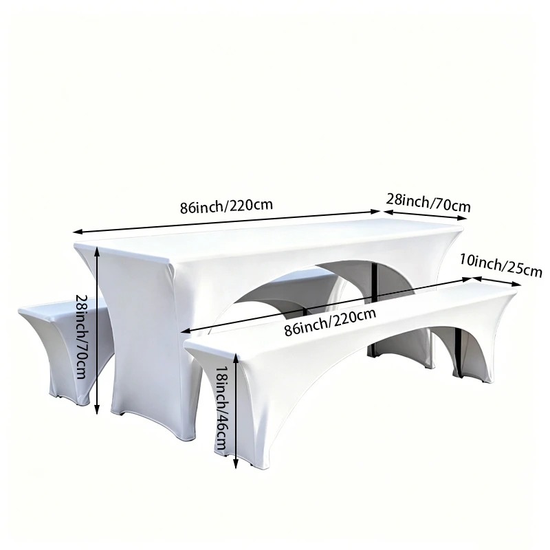 3Pcs Spandex Table Cover Open  - Home Textiles Today News 评论和价格