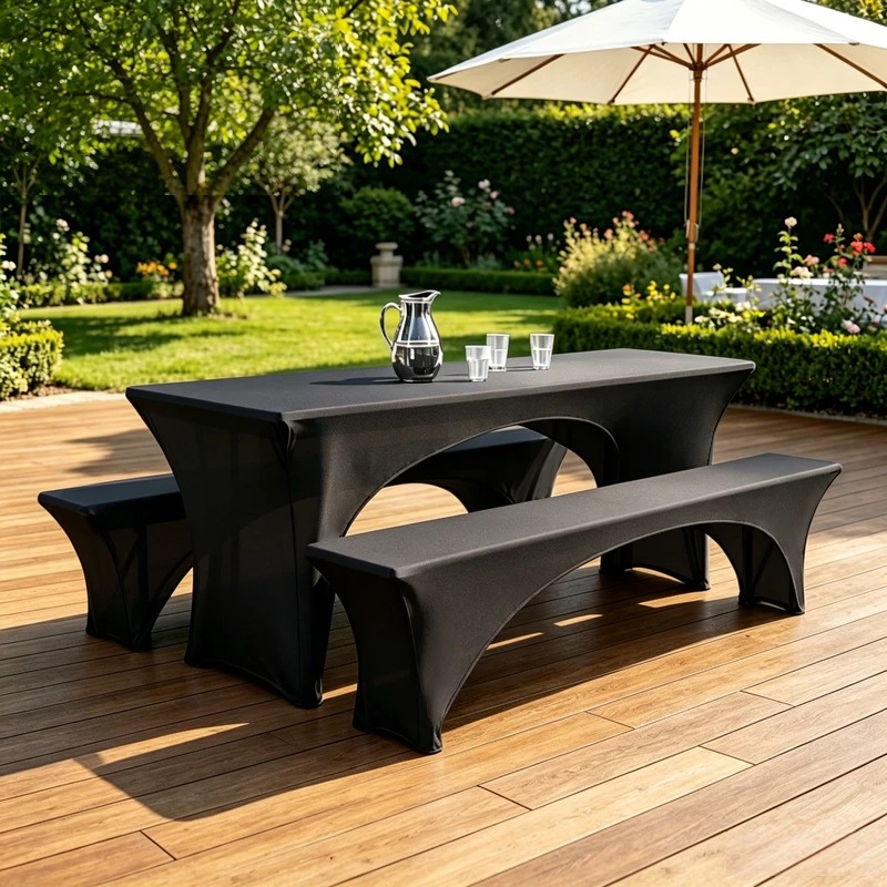 3Pcs Spandex Table Cover Open  - Home Textiles Today News 评论和价格
