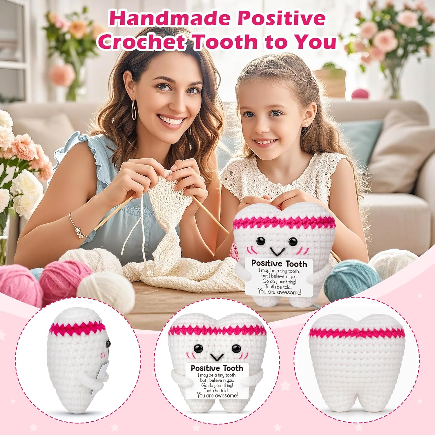 Funny Crochet Positive Energy  - Home Textiles Europe 评论和价格
