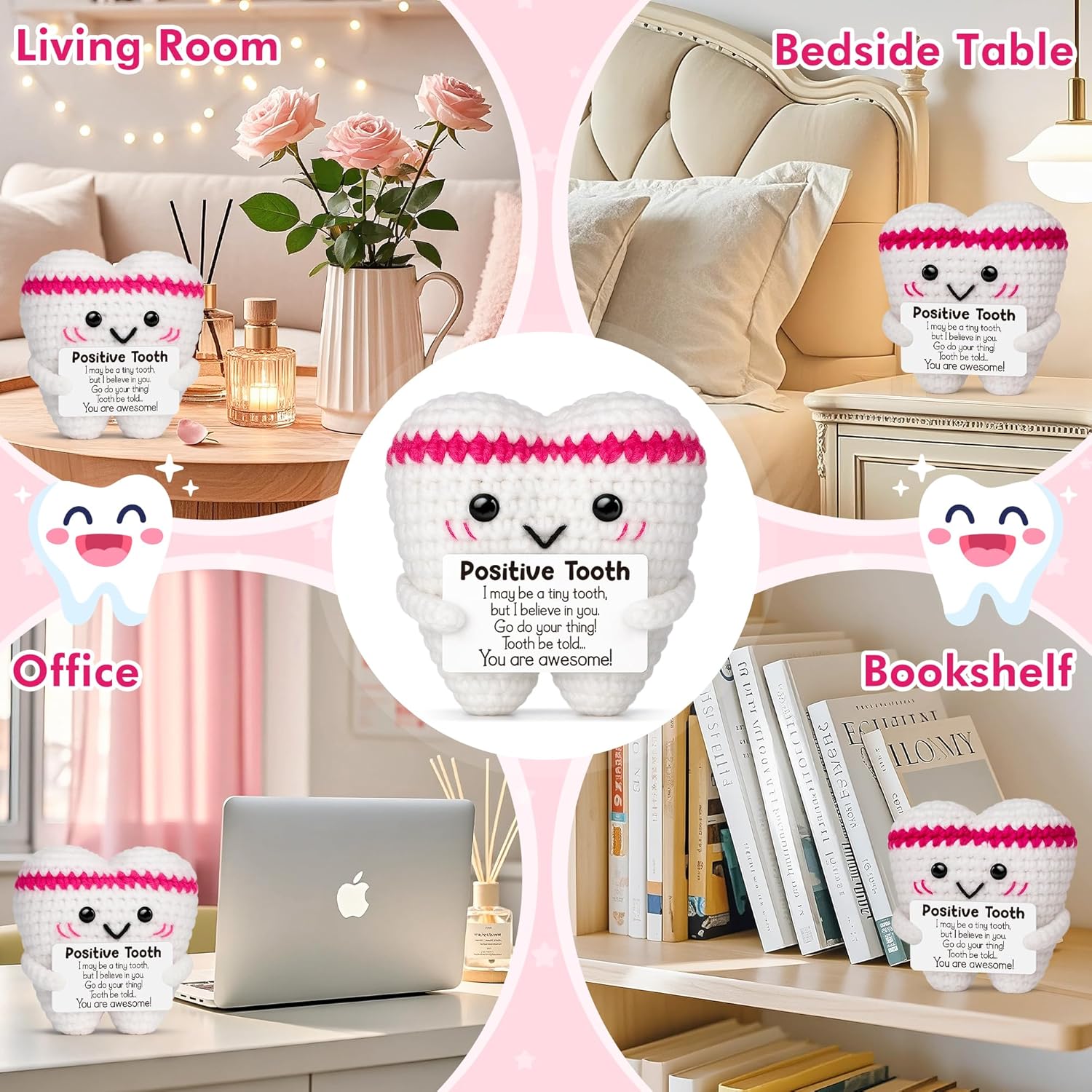 Funny Crochet Positive Energy  - Home Textiles Europe 评论和价格