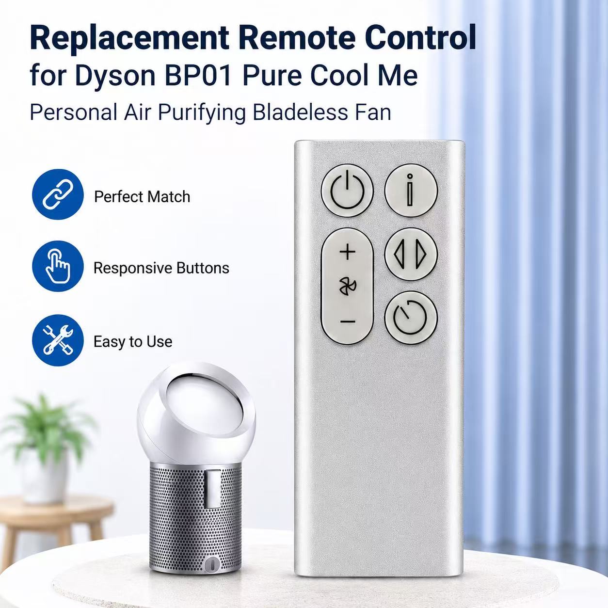 Replacement Remote Control for - Dyson Fan Pure Cool 评论和价格