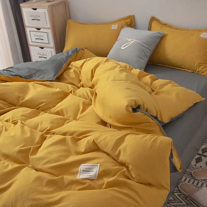 Nordic Bedding Set Simple Flat - Home Textiles Europe 评论和价格