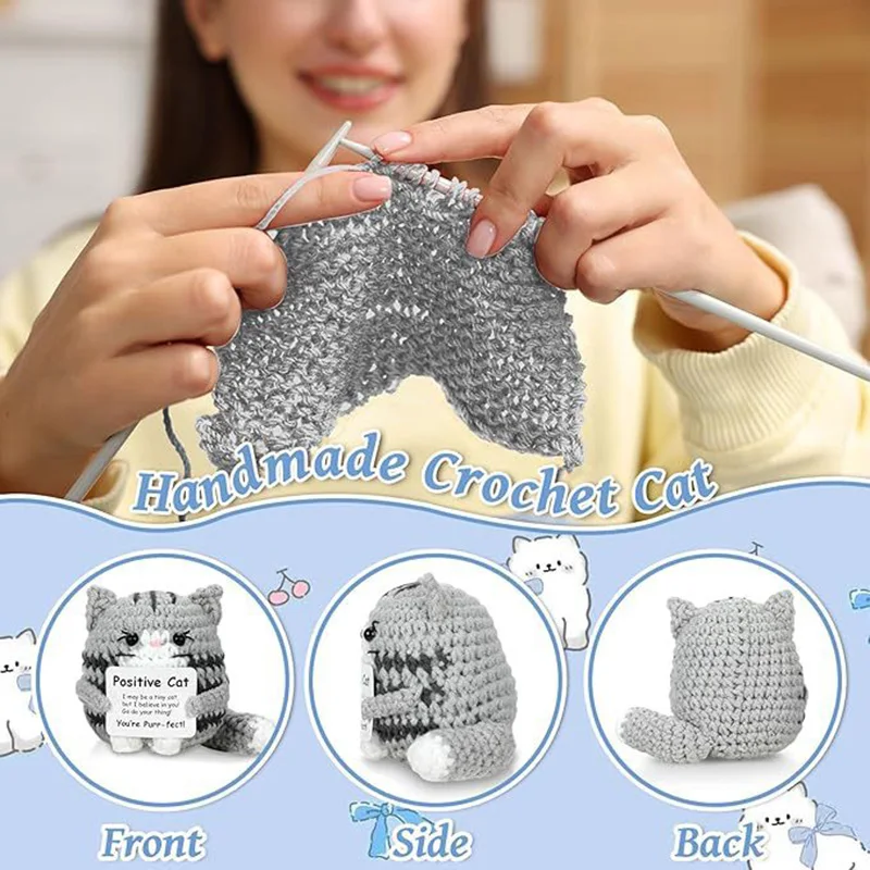 Funny Crochet Emotional Suppor - Home Textiles Europe 评论和价格