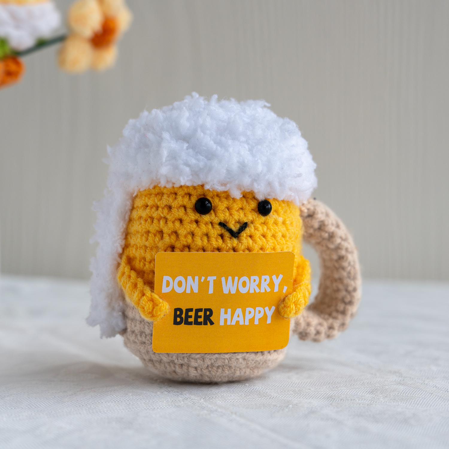 Funny Crochet Emotional Suppor - Home Textiles Europe 评论和价格
