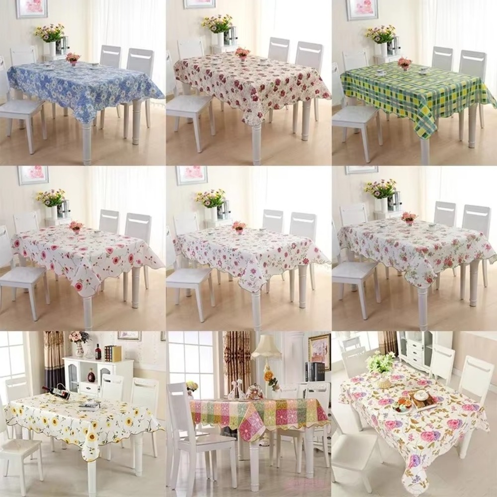 Waterproof PVC Table Cloth Hom - Home Textiles Today News 评论和价格