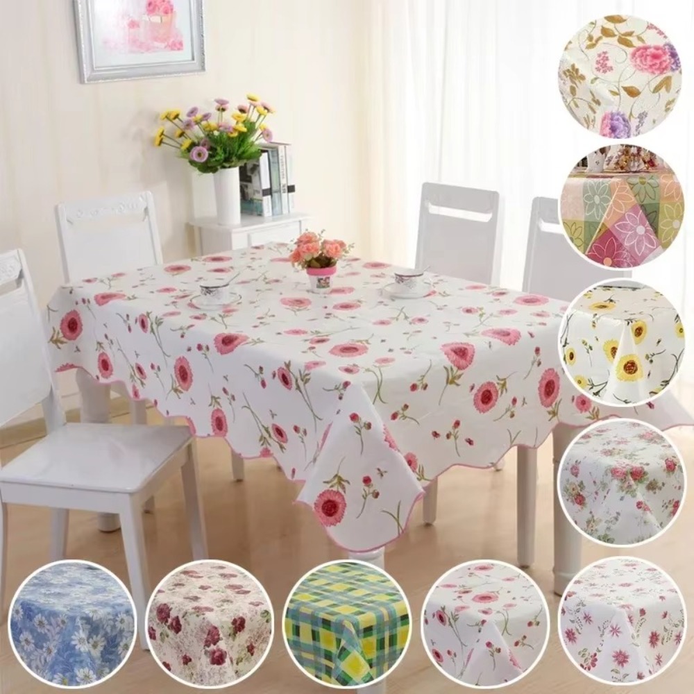 Waterproof PVC Table Cloth Hom - Home Textiles Today News 评论和价格