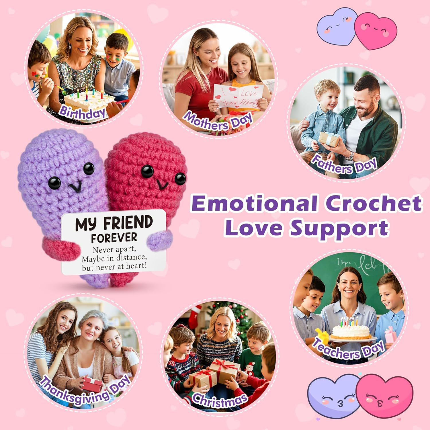 Cute Crochet Emotional Support - Home Textiles Europe 评论和价格